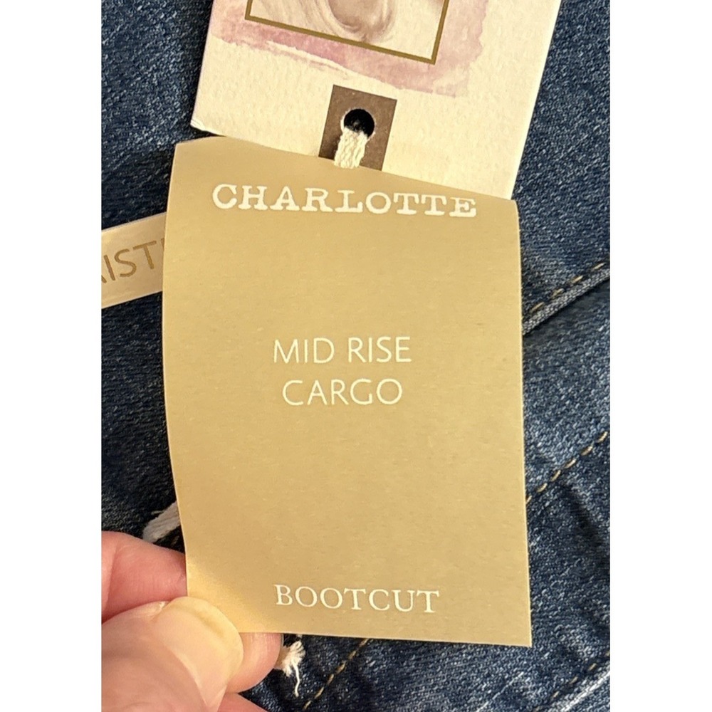 Jessica Simpson Light Blue Bootcut Cargo Jeans - Kids - Picture 3 of 6